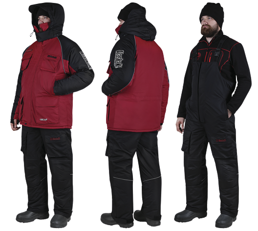 Žieminis kostiumas Alaskan RussianMission claret/black