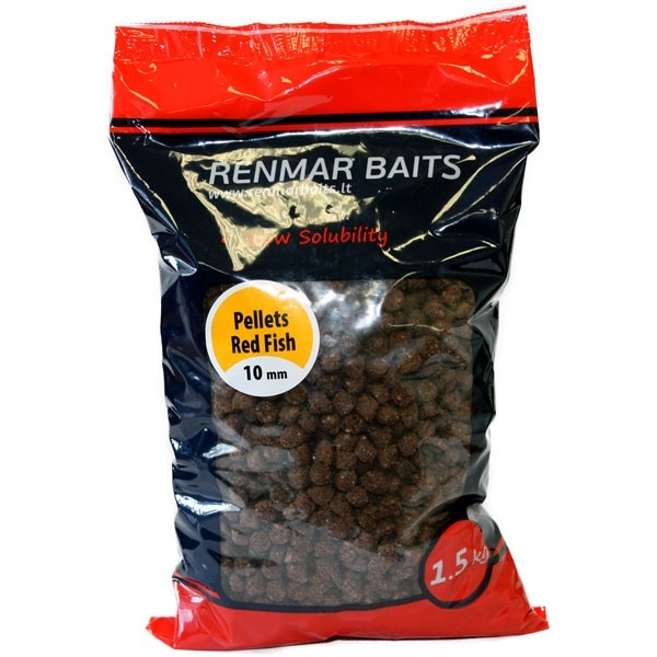 Renmar Baits peletės Red Fish 7mm 1,5kg