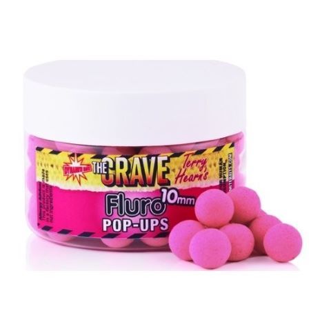 DYNAMITE BAITS Crave - Pink Fluro Pop-Up 15mm x 6 pots