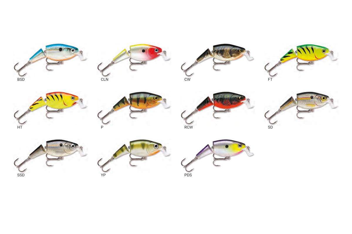 Vobleris RAPALA Jointed Shallow Shad Rap