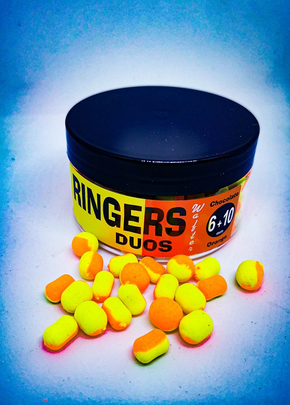 Masalas Ringers Duos Wafters - Yellow-orange 6-10mm